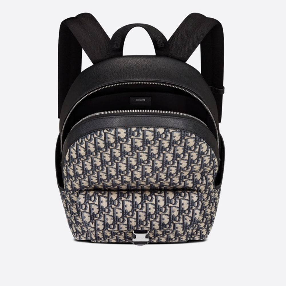 Dior Explorer Backpack Beige & Black Dior Oblique Jacquard C - Picture 5 of 12